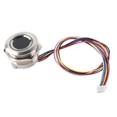 R503 Zirkulares kapazitives Fingerabdruck-Identifikationsmodul mit 2?Farbring-Anzeigeleuchte