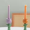 Ceramic Candlestick Stand Replacement for Candle Christmas Wedding Parties Dining Room Home Candle Stand Accessories