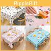 Cute Cartoon Peva Tablecloth With Oilproof And Waterproof Features For Easy Cleaning