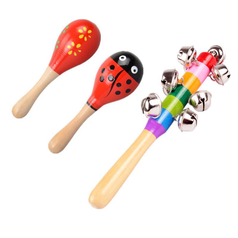 Baby Hand Rattle Toy Rattle Puzzle Early Education 3-6-12 Baby 0 1 Year Old Infant Newborn Boy And Girl