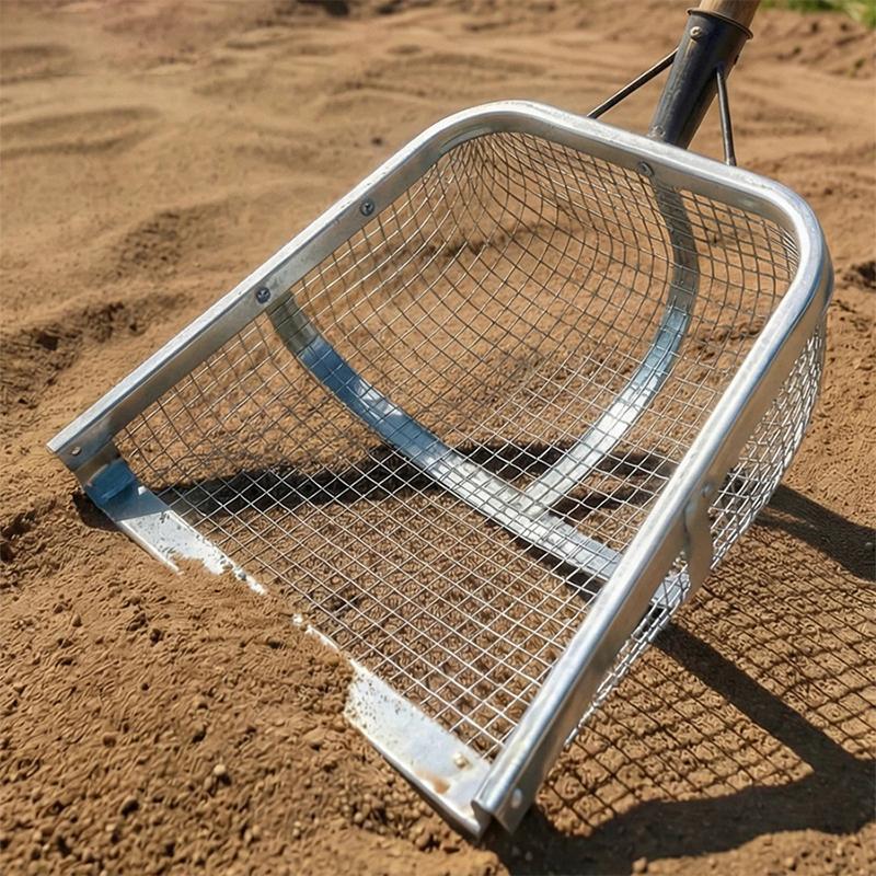 1Pc Metal Soil Sifting Mesh Easy Grip Effectively Captures Sand Rocks Compost And Wood Chip Farm Tools Garden Tools