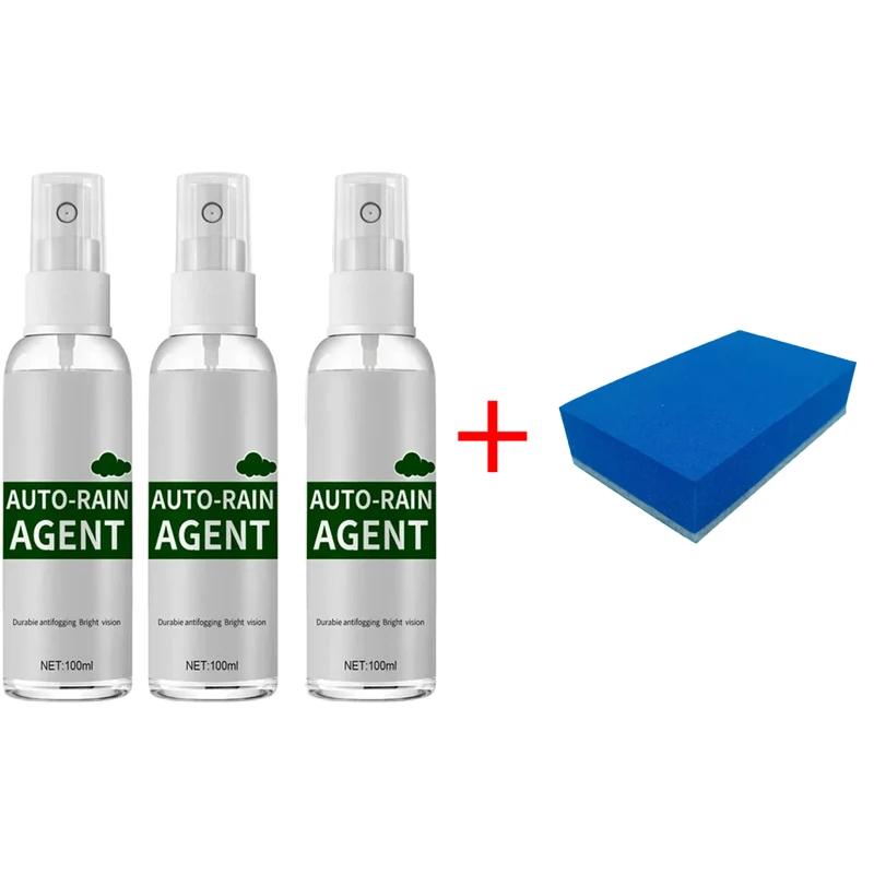 100/300ml car glass rain proof and anti fogging agent package - front and rear windshield rear-view mirror waterproof spray