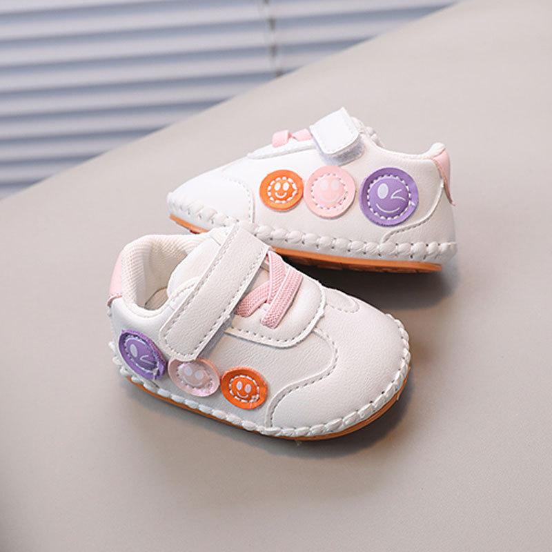Baby Kleinkind Weiche Sohle Schuhe Für Jungen Und Mädchen Mit Klettverschluss Für Frühes Laufen