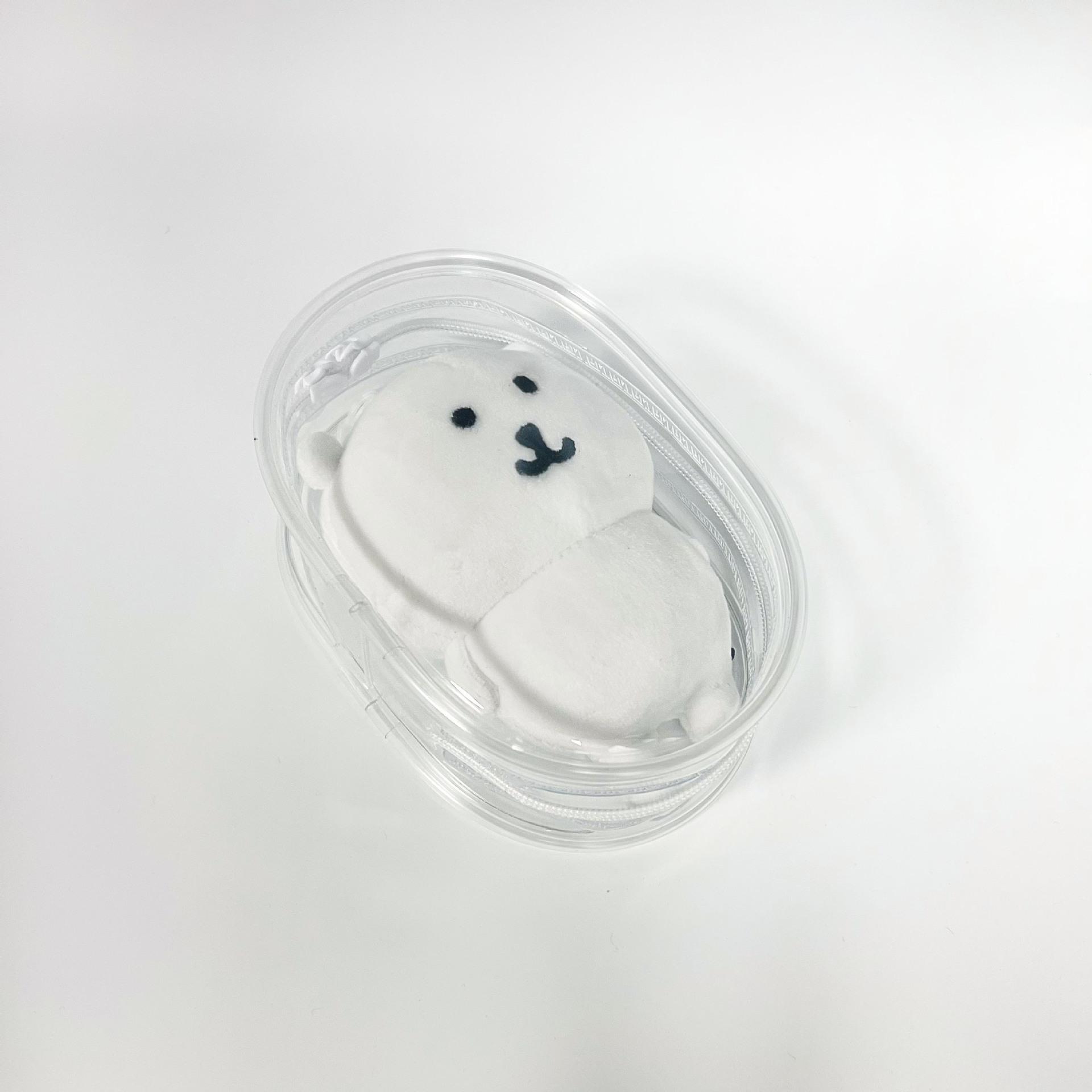 

Bear-Themed Transparent Stroller Storage Bag, 13cm x 20cm, Dustproof and Cute