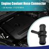 Engine Coolant Hose Connector for BMW For MINI Cooper S R53 17127518614 OEM Fit for Manual Transmission Vehicles