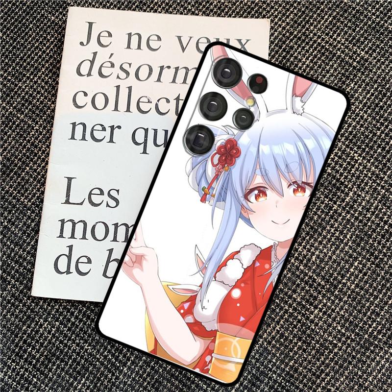 Usada Pekora Hololive Anime Case For Samsung Galaxy S25 Ultra S20 S21 S22 S23 S24 Ultra S9 S10 Plus S24 FE Back Cover