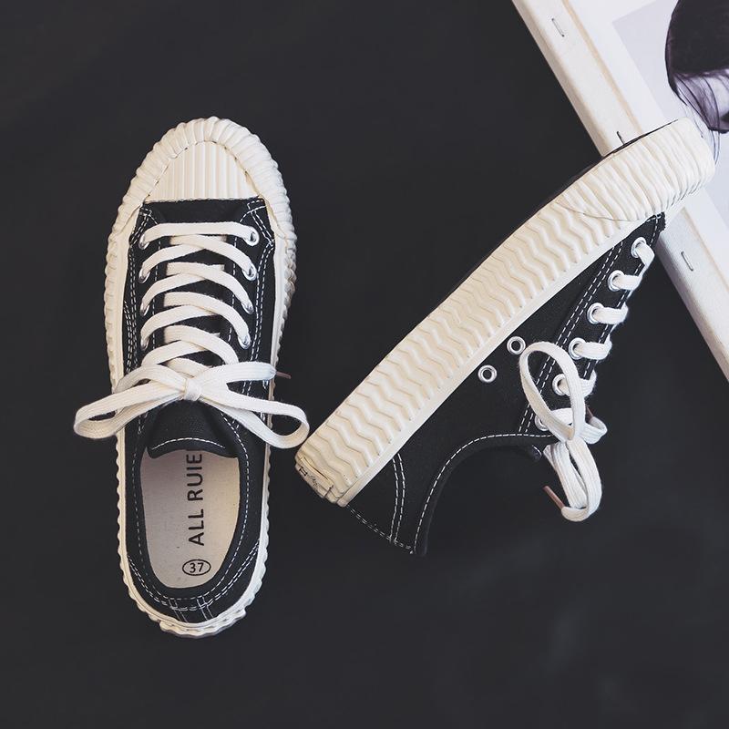 Ins High-top Canvas Shoes Women's Korean Version 2025 Spring and Autumn New Harajuku Ulzzang Retro Student Board Shoes Tide