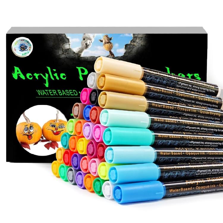 12/36 Color Acrylic Paint Pen Graffiti Pen Acrylic Pen Acrylic Paint Markers