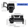 Multifunctional Car Side Door Window Organizer with Cup and Smartphone Slot Hanging Storage Rack Accessories For Vehicle