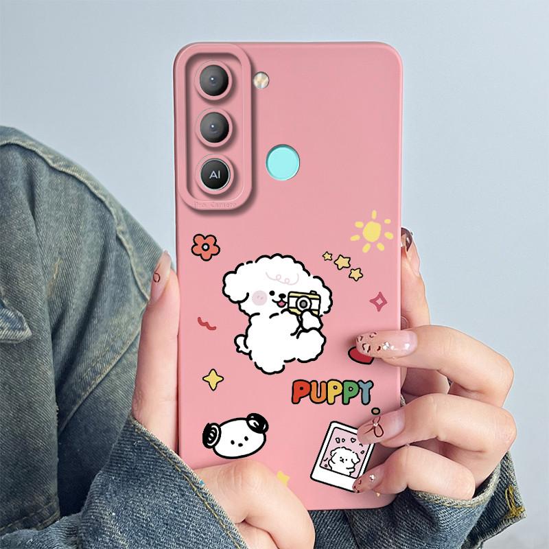 For Tecno Pop 5 LTE Phone Case 5Lte BD4 BD4i BD4a Cover Soft Silicon Cute Cartoon Panda Flower Boys Girls Funda Protective Coque