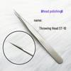 Blooming High-Precision False Eyelash Tweezers - Polished ST Series, 1.5mm Round Edge, Hot Sale