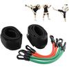 6 Pack Latex Resistance Bands for Legs Thighs and Ankles for Gymnastics Yoga