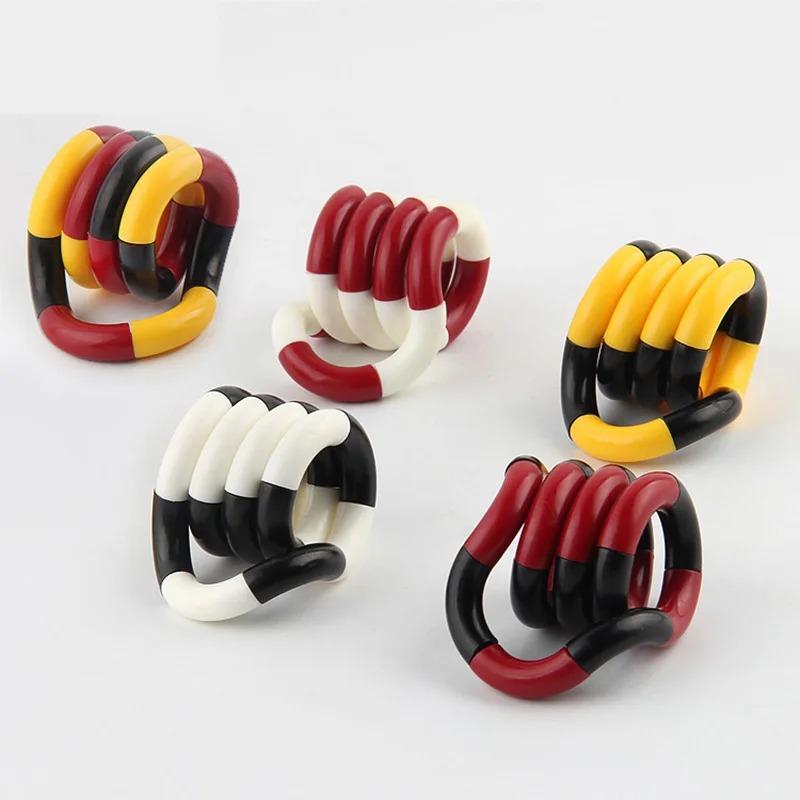 Fidget Spinner Řetízkové Hračky Kroucený Kruh Hračka Pro Dospělé Antistresový Spinner Ruční Hračky Děti Úleva od Stresu Řetízkové DIY Dárky pro Autisty