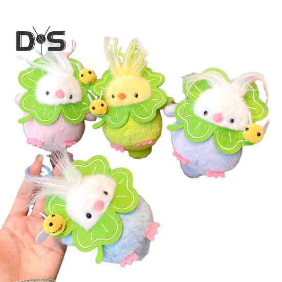 

Брелок-подвеска в виде куклы в мультяшном стиле с длинными волосами и птицами, легкий держатель для ключей, рюкзаки, аксессуары для автомобилей Random Style