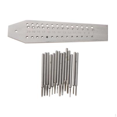 Kit de ferramentas de reparo de relógios Tap & Die para relojoeiros, metal, versátil, masculino, feminino, mini parafuso de substituição
