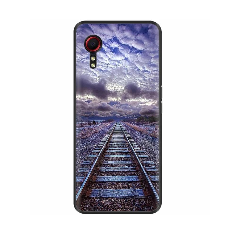 Per Samsung Galaxy Xcover 7 Custodia Morbida Liscia Silicone Liquido Cartoon Guscio Telefono Per Samsung XCover7 Cover Posteriori Protettive in TPU