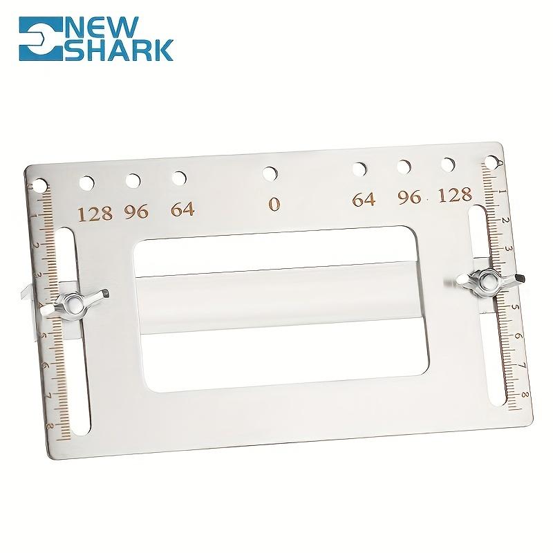 Handle Hole Locator Door Knob and Pull Installation Jig and Shelf Pin Jig Boring Hole Drill Guide Stainless Steel