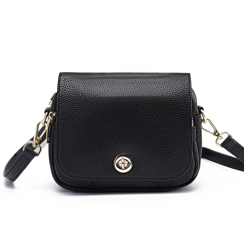 Женские элегантные маленькие сумки Zency из мягкой кожи, вместительная сумка через плечо