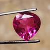 12 mm Natural Flawless Ceylon Padparadscha Sapphire Heart Cut Gemstone