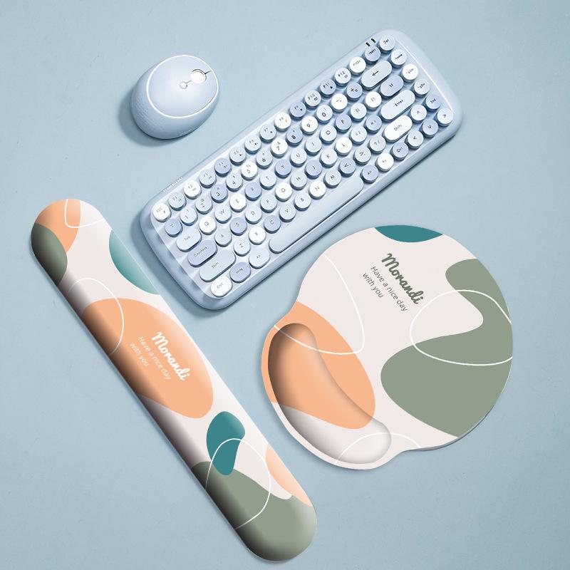 Handgelenkschutz für Mädchen, Mauspad und Tastaturunterstützung für Gaming und Büro