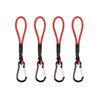 4Pcs High Strength Tent Elastic Rope Cord Hook Fixing Cords String with Carabiner  Survival