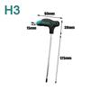 1pc T-Type Hex Key Wrench Spanner  For H2.5-H8 Hexagon Screwdriver Repair Hand Tool For Motorcycle Car Repair