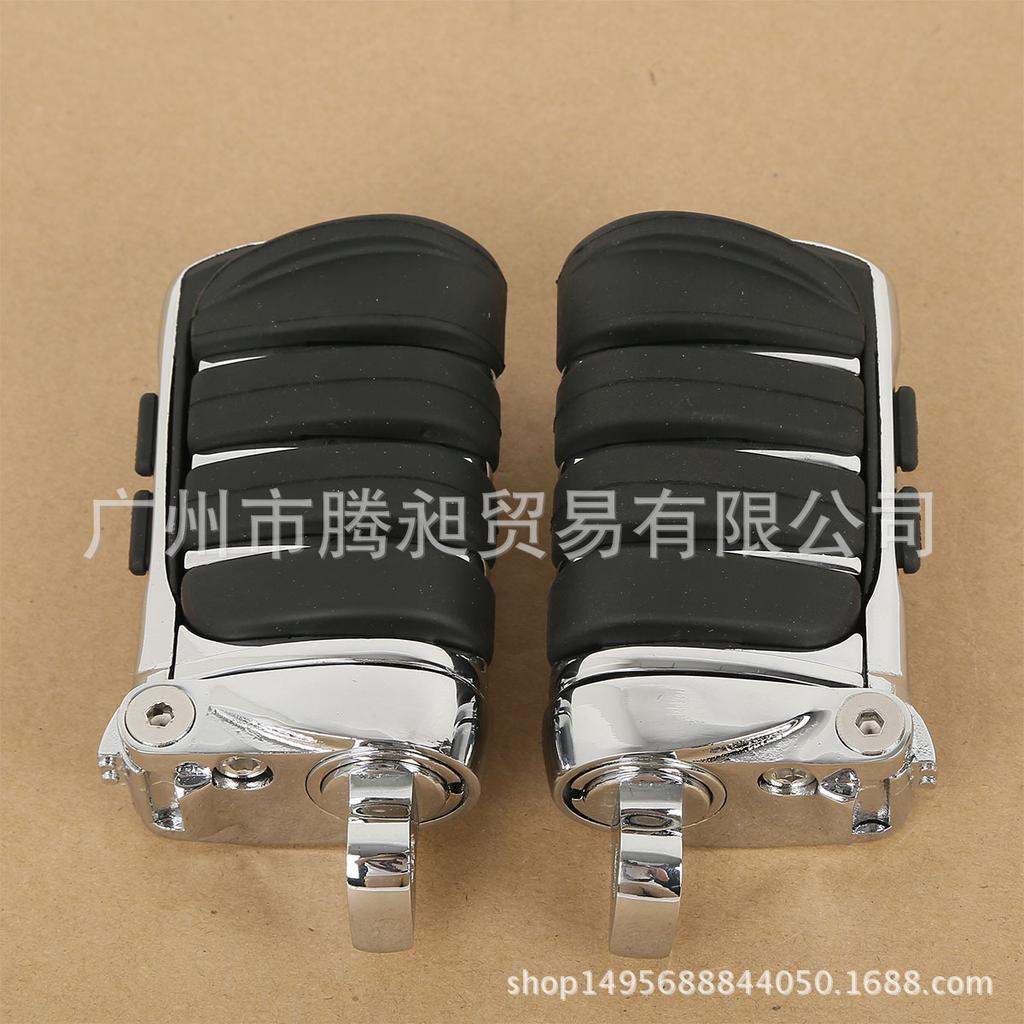 Electroplated 10mm Aluminum Folding Motorcycle Foot Peg - Men's Spring Footrest