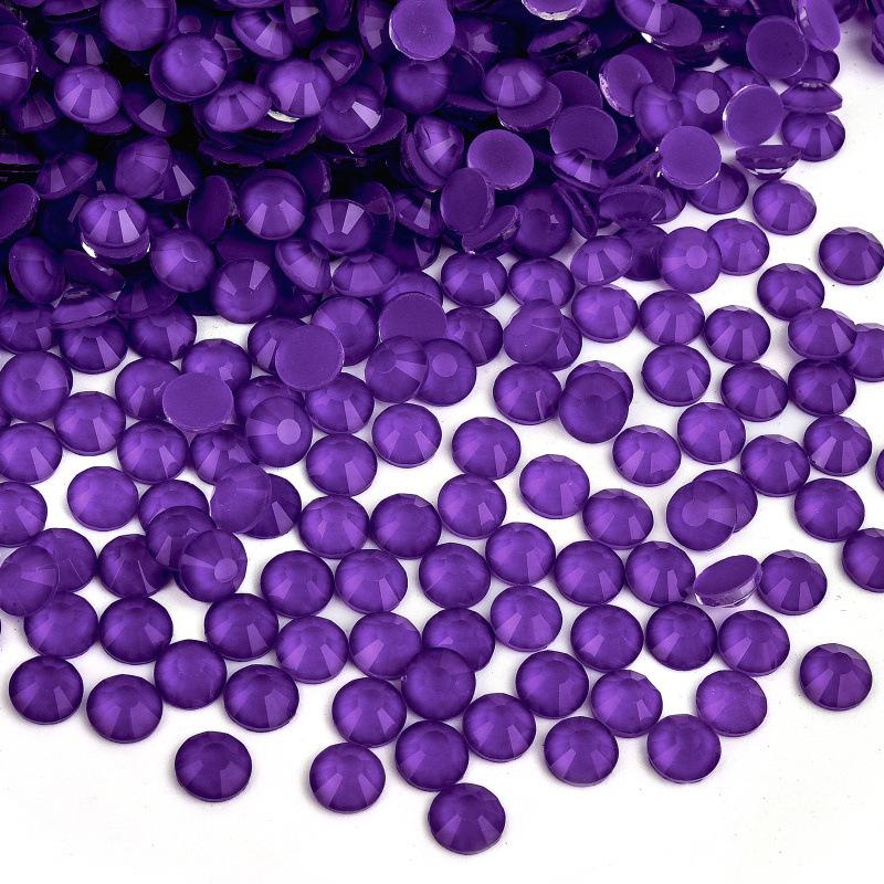 Nail Art Luminous Flat Bottom Diamond Glass Crystal Fluorescent Diamond Diy Rhinestone Nail Jewelry Accessories