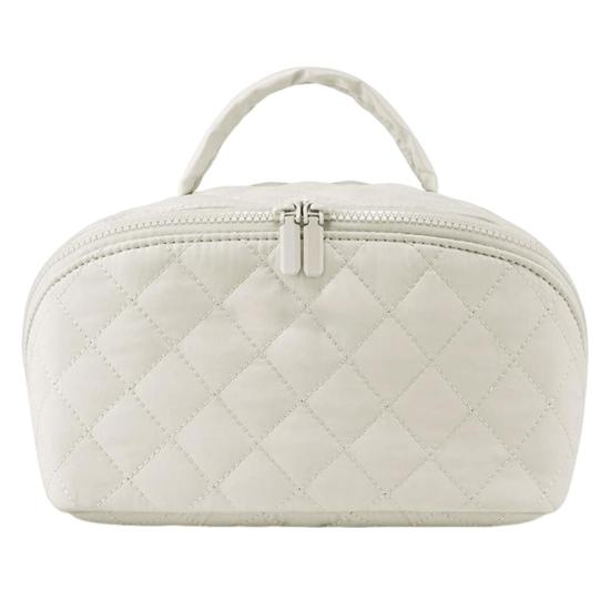 Makeup Bag Woman Puffy Padded Organizer Leak-Proof Interior Washable Cosmetic Case Portable Toiletry Bag