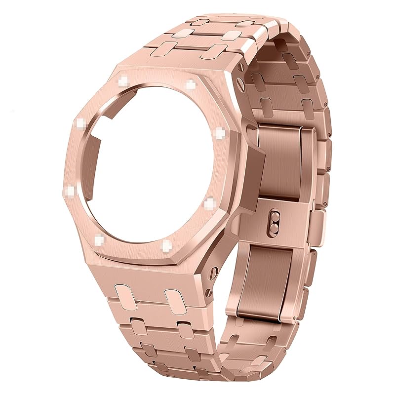 

[Casiroyal] ga2100 индивидуальные детали 3-го / 4-го поколения металлические сменные часы, металлический браслет крышка безеля GA-2100 для 2110 (корпус имеет 8 винтов)