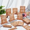 Wedding Table Numbers 1-20 with Wooden Base Wood Tables Number Signs Wooden Tables Markers for Wedding Reception