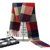Autumn And Winter Scarves Imitation Cashmere Warm Men'S Plaid Scarf Manufacturers