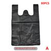 80 Pezzi Sacchetto di Plastica Ispessito a Forma di Gilet Sacchetto Contenitore Sacchetto per Imballaggio da Asporto Shopping