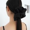 VIMUN Cotton Jacquard Scrunchie_Black