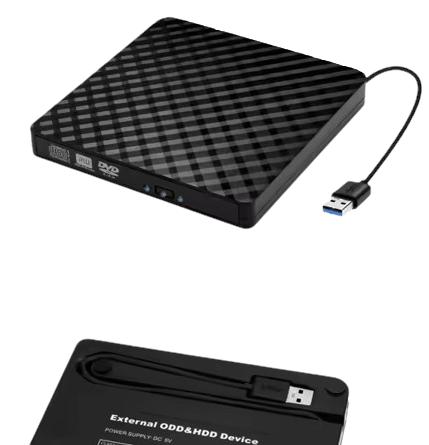 External Cd/Dvd Drive Compatible With Usb-C Pc/Laptop