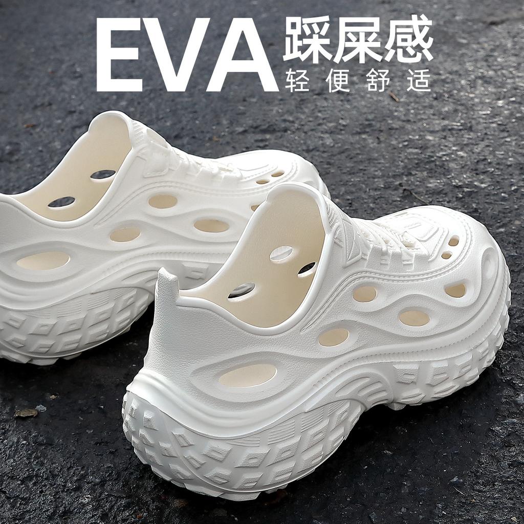 Hole shoes, new summer models, beach creek shoes, breathable, non-slip and wear-resistant bag head cool slippers