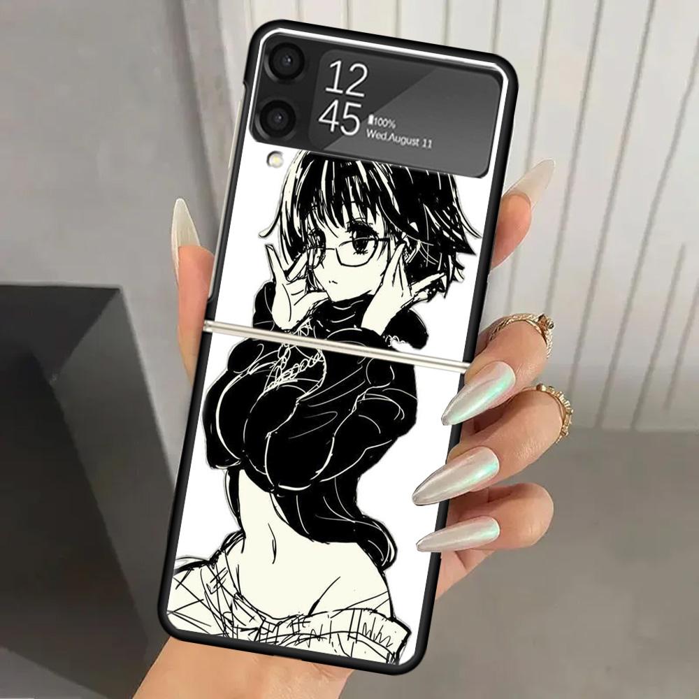 Huner X-Hunters Chrollo Shizuku Hard PC Back Phone Case for Samsung Galaxy ZFlip 7 6 5 Z Flip 4 ZFlip6 Z Flip7 5G ZFlip4 Flip3 Z