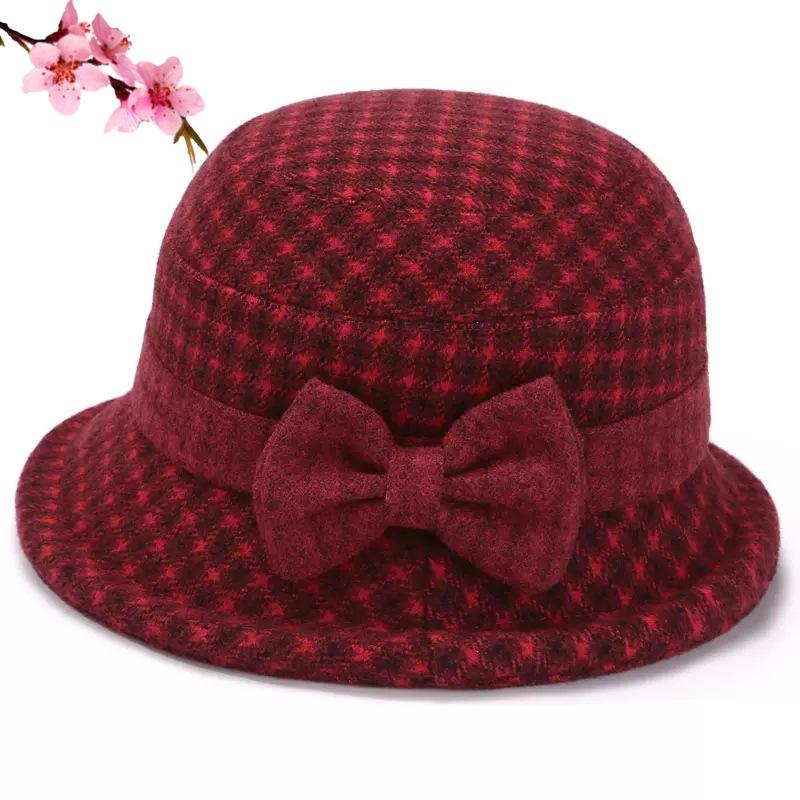 Chapeau de pêcheur d'automne et d'hiver pour femmes de tous âges - Style Fedora chaud