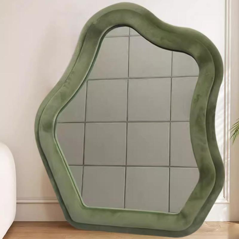Modern Style Makeup Mirror Simple Hanging Mirrors Elegant Bright Wall Decorative Mirrors Living Room Aesthetic Wall Decorations