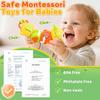 Montessori Sinnesspielzeug Raupe Activity Board für Kleinkind Flugzeug Reise Spielzeug Roadtrip Auto Aktivitäten Valentinstag Geschenk Ostern
