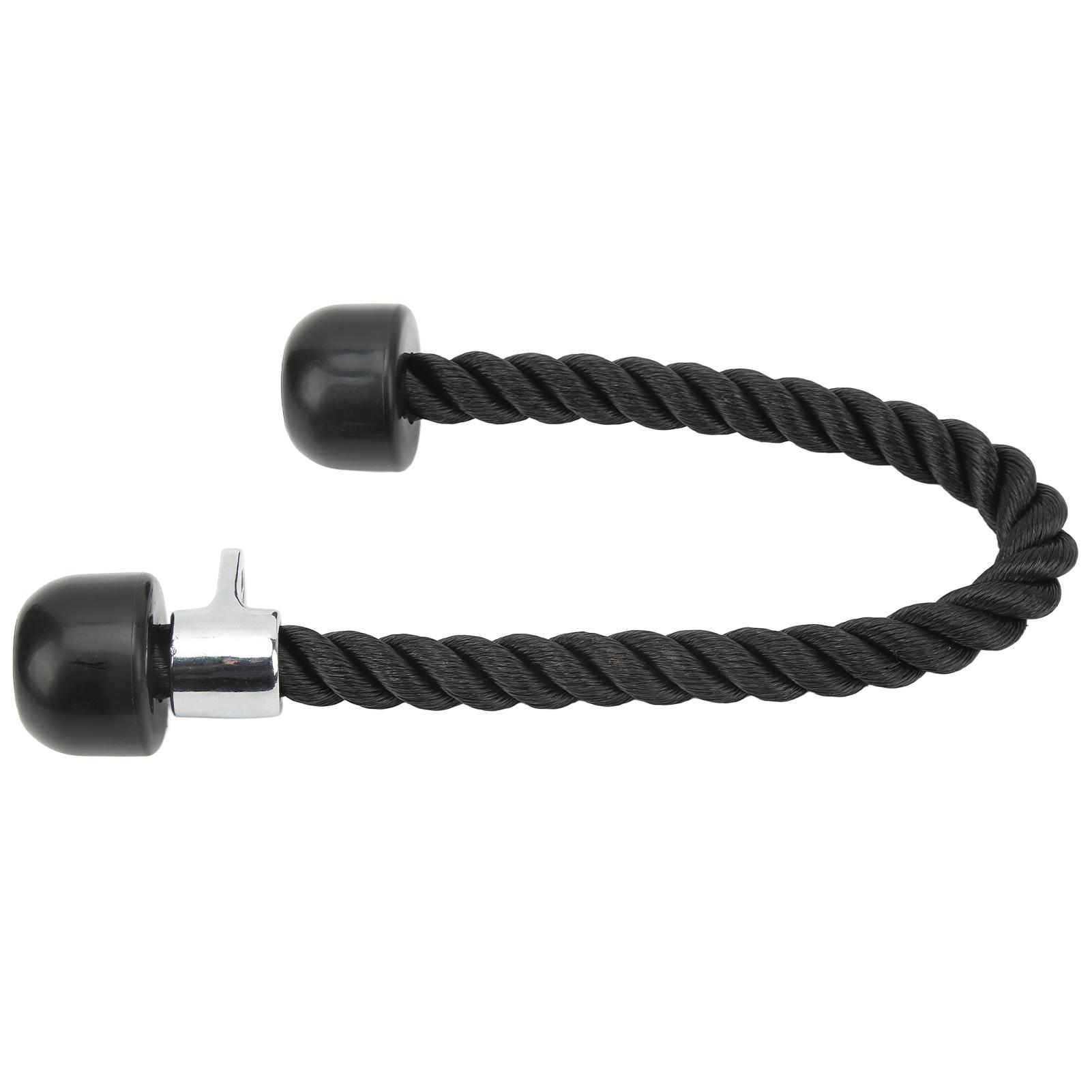 

Двуглая тренировочная веревка для тяги бицепса вниз, тренажерный зал, упражнение на трицепс, фитнес, веревка с натяжением