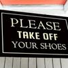Entrance Door Mat, Funny Quotes Low Profile Decor Doormat, with Felt Decorative for Home/Indoor/Outdoor