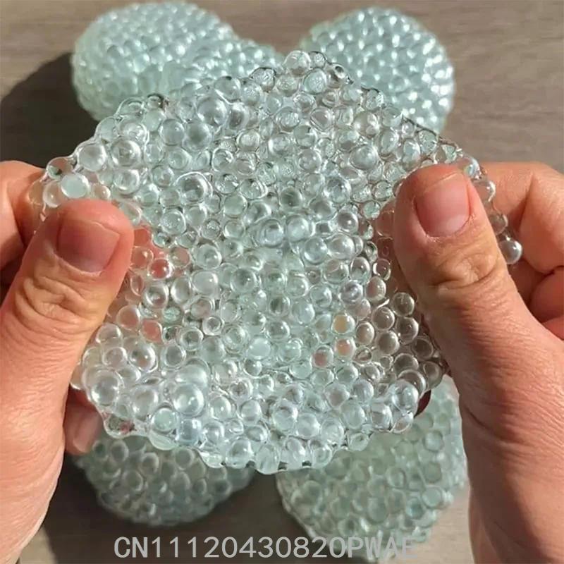 New Style Glass Bead Handmade Ball Toys Pressure Relief Ball Toy Diy High Beauty Stress Relieving Pinching Toy Squeeze Toy Gifts