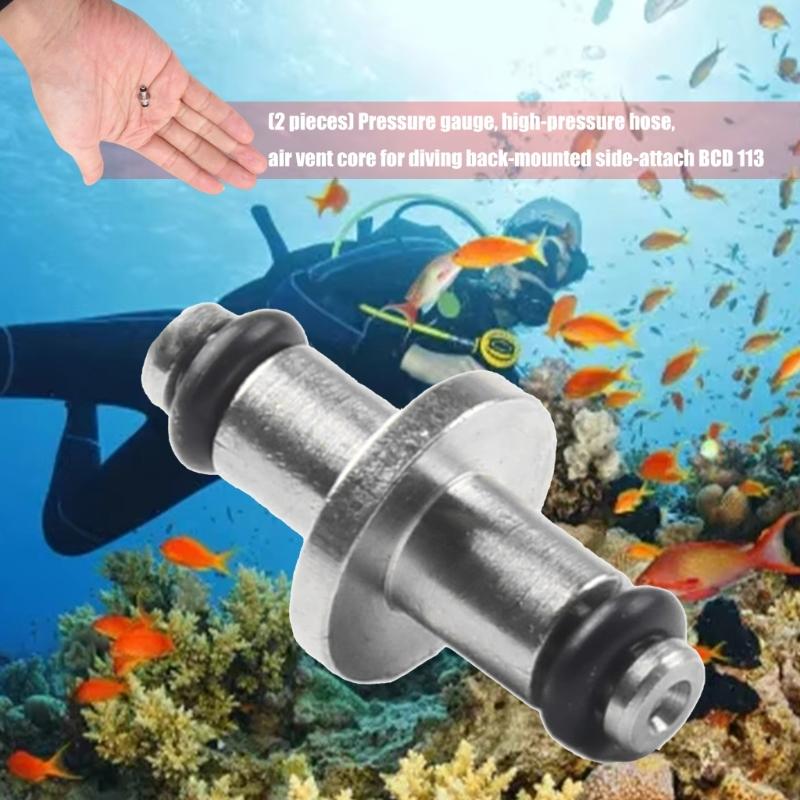 2-pack Tung typ Dyksylar Roterande koppling Professionella svivelspolar för dykutrustning