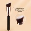 Single Large Oblique Angle Grooming Brush, High-quality Fiber Hair, Skin-friendly and Soft, Foundation Brush Smudge Brush