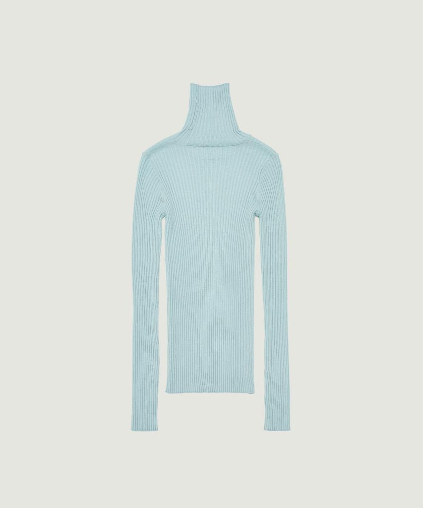 GROVE Aya High Neck Knit (Light Blue)