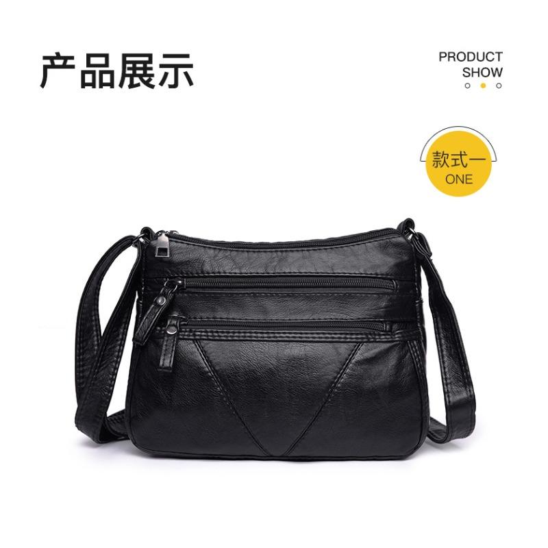 

ulti-layer soft leather bag women s messenger bag new versatile simple shoulder bag large capacity bag