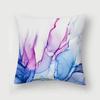 Inky Blue Marble Print Pattern Cushion Cover Home Living Room Sofa Decoration Square Polyester Throw Pillow 45X45Cm