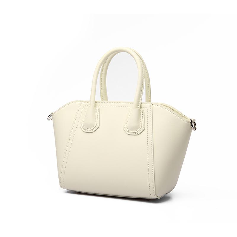 Кожаные женские сумки, высококлассные дизайнерские нишевые сумки, новые модные сумки-пельмени, сумки через плечо, женские сумки-мессенджеры грязно-белый