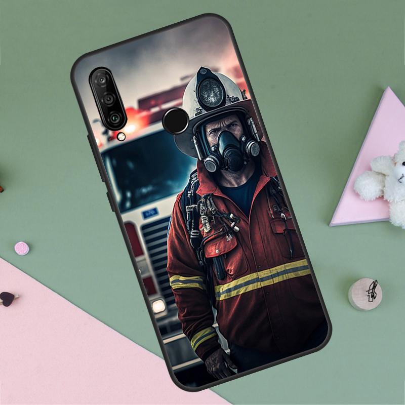 Firefighter Fire Love For Huawei Nova 9 10 SE Y91 Y61 Y90 Y70 Y60 Y72 12s 12i 11i 7i 8i P60 Pro P30 P40 Lite Case